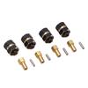 4PCS 4mm Widen Brass Wheel Hex Extended Adapter for Axial SCX24 AXI90081 1 24 RC Crawler