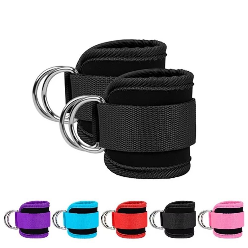 Adjustable Straps Gym Ankle Straps Neoprene Padded Leg Training Straps Cable Machine
