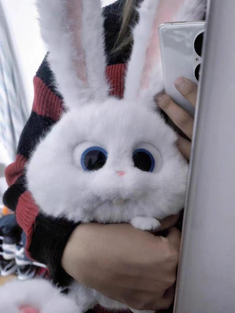 Tegneserie Langøret Kanin Sjef Plysjpute Dukke - Søt Gave til Jenter