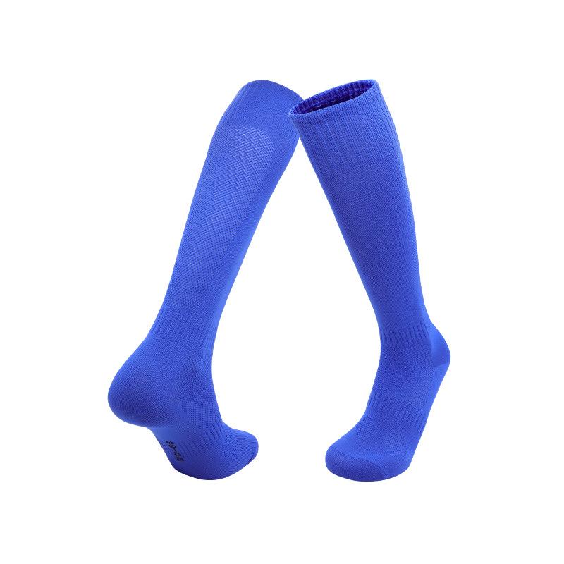For Autumn And Winter Thin Football Socks High Tube Socks Solid Color Breathable Non-Slip Sports Socks Stockings Adult Children
