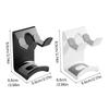 No Drill Headphone Hanger for Wall Mount Storage, Adhesive ABS Holder for Over Ear Headphones in Dorm and Office Areas