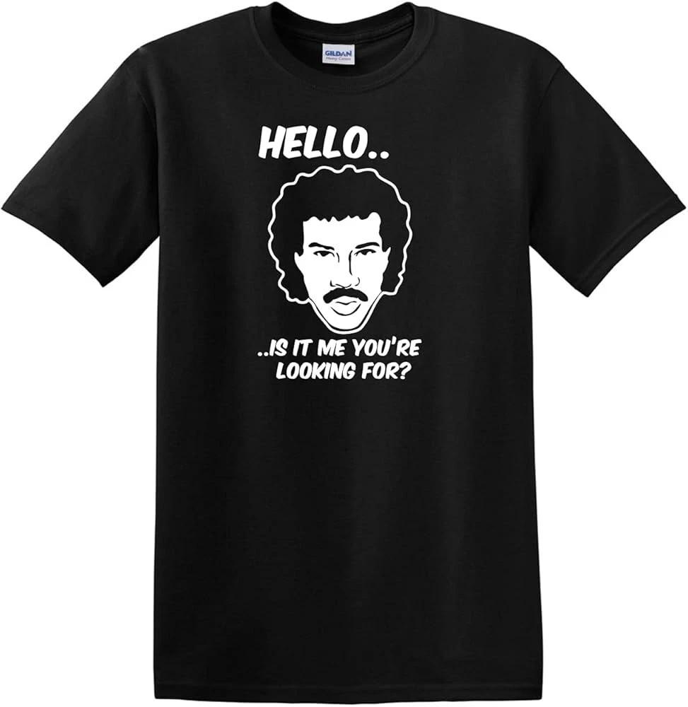 Lionel Richie Hello Is It Me Youre Looking For Black Shirt S5xl Cl101 S