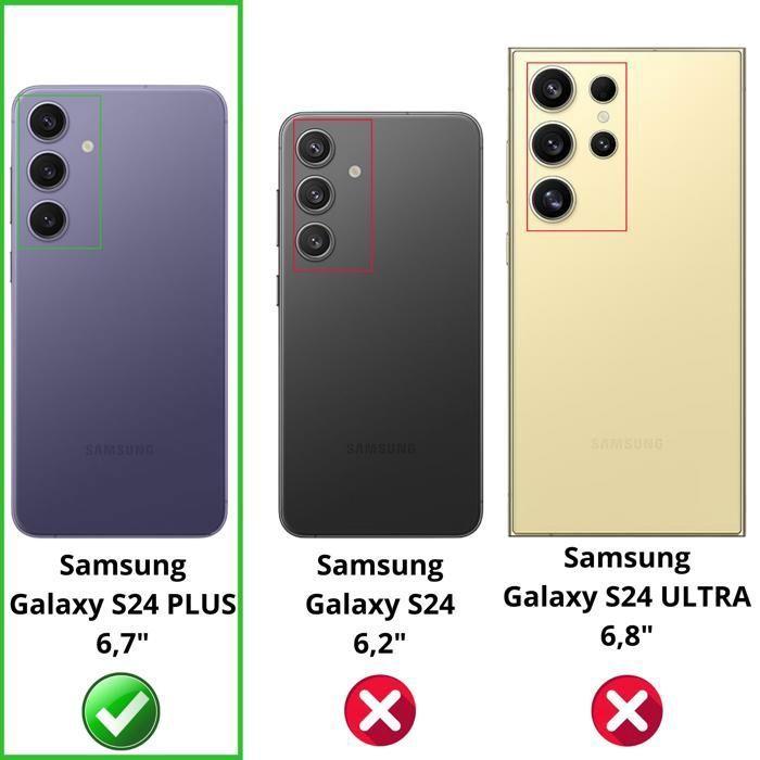 Hülle - Phonillico® - Samsung Galaxy S24 PLUS - Silikon Gel TPU - Flexibler Schutz - Ultra Dünn