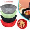 Air Fryer Silicone Liners Pot, Airfryer Basket, Reusable Baking Tray Oven Accessories