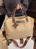 Women's Large Capacity Waterproof Duffle Bag for Short Business Trips - Attachable To Suitcase, High-End Carry-On.