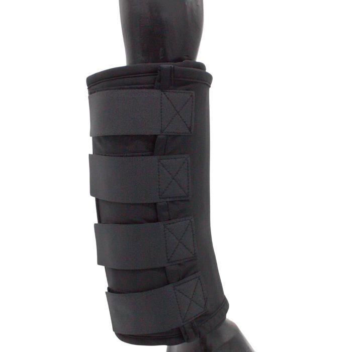 Guêtres chauffantes et rafraîchissantes - PFIFF - Coolpack - Noir - Insert tissu éponge - Récupération jambes