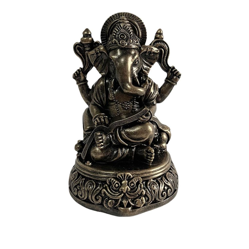 Elephant God of Wealth Elephant God Ornament Buddha God Handmade Elephant Buddha Resin Crafts