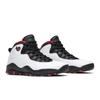 Air Jordan 10 'Double Nickel' (Unisex) White / Varsity Red-Black Vintage Basketball Shoes 310805 102
