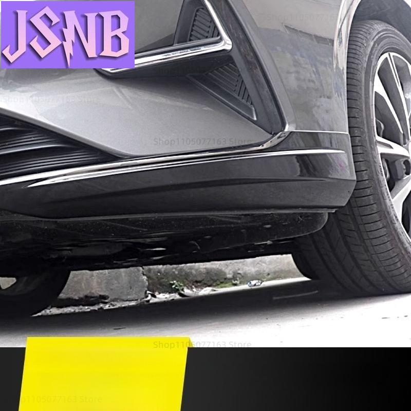 New Front Bumper Side Corner Protector Sticker Trims ABS Front Bumper Corner Strip FOR GEELY EMGRAND 2022-2025 Exterior Accessor