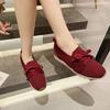 Popular Women's Casual Lace-up Flat Bottom Round Head Flying Woven Women's Shoes Are Fashionable and Versatile