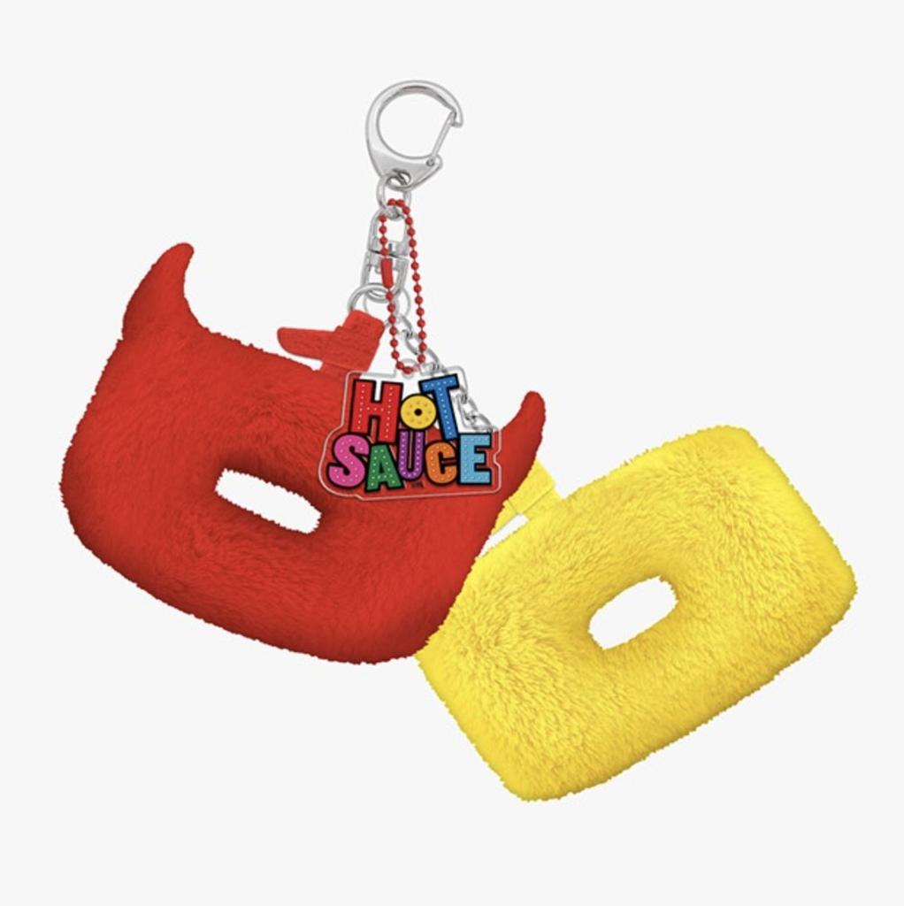 [HOTSAUCE] BABYMONSTER FLUFFIGER SCHLÜSSELANHÄNGER / Schlüsselanhänger