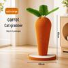 Cross Carrot Cat Climbing Frame & Sisal Scratching Post Toy for Nail Grinding & Itching Relief