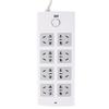 Deli 18212 8-Outlet Power Strip with Overload Protection, 5M (2-Pack) CN plug (adapter included)