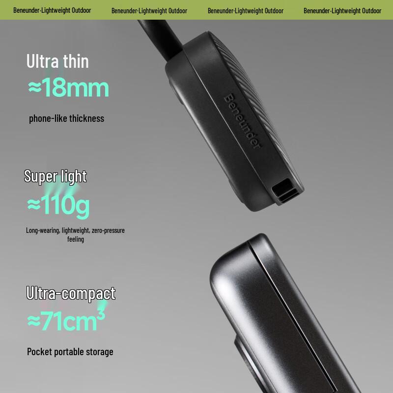 Beneunder Portable Dual-Body Neck Fan EE812