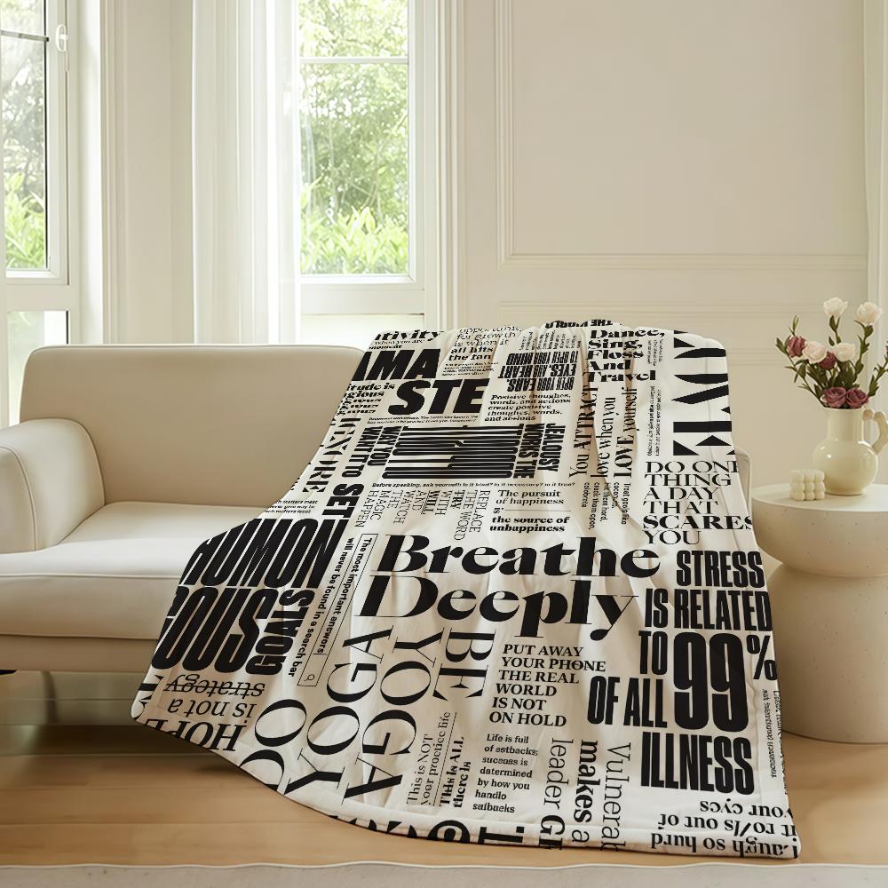 

Fashion print L-lu L-lule M-mon Blanket For Sofa Office Bed Plane Travel Sleep Read Relax Camping Soft And Warm 30x40in