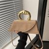 New simple high-end texture niche design handbag versatile shoulder messenger bag small square bag