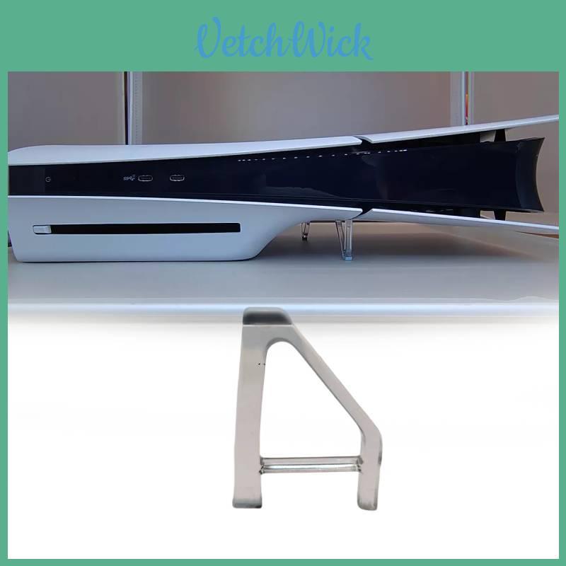 Supporto Triangolare Trasparente Ps5 Montaggio Orizzontale Sottile Con Raffreddamento Design Antiscivolo Per Console Digitale con Lettore Disco