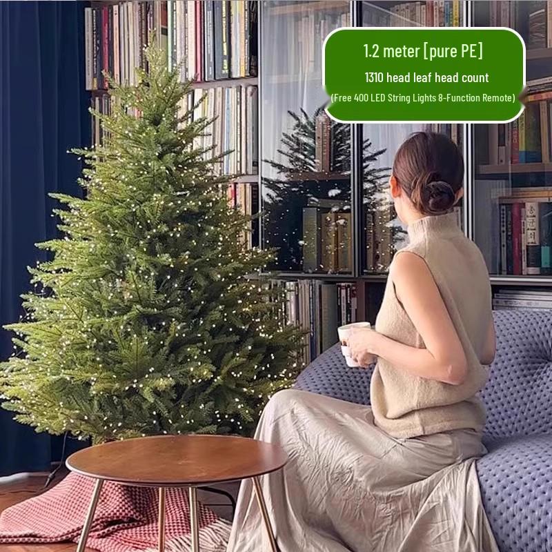 2025 Large Luminous Christmas Tree with Ornaments for Indoor Decoration