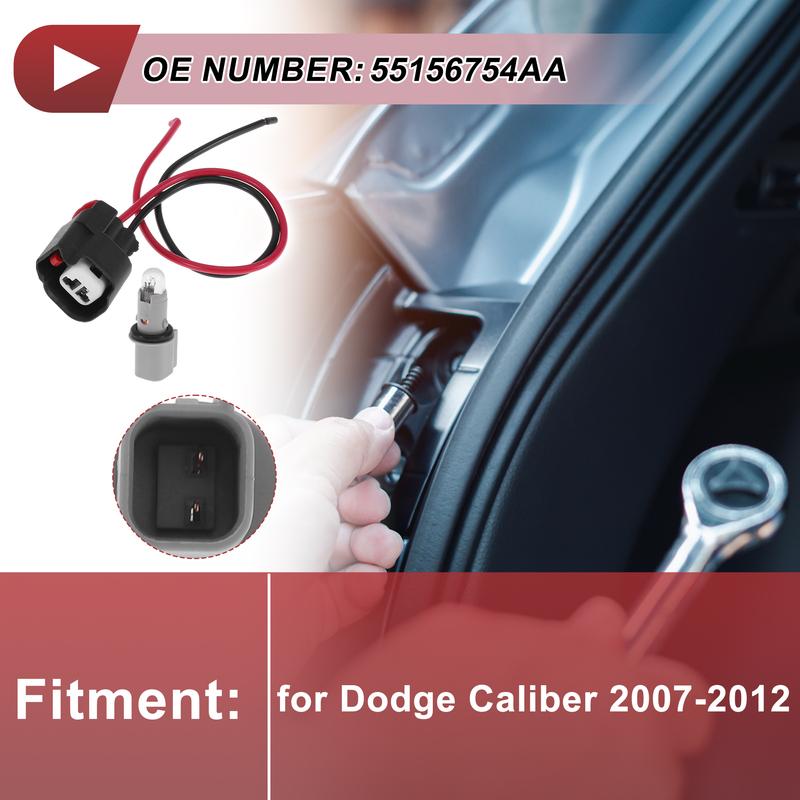 X Autohaux Side Marker Light Socket Wiring for Dodge Caliber 07-12 No.55156754AA