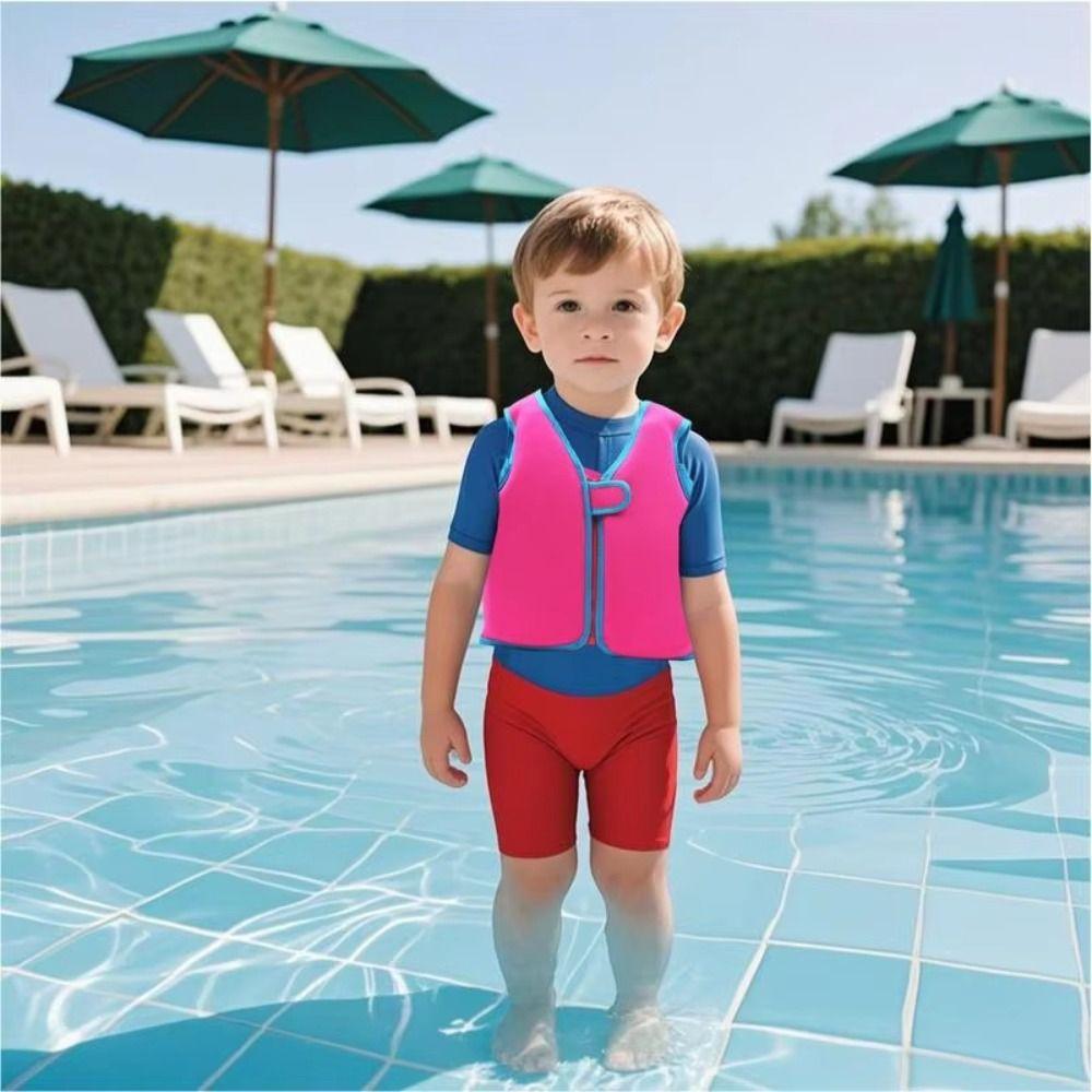 Adjustable Baby Swimming Jackets Not Falling Off Inflation-Free Swimming Vest Wading Sports