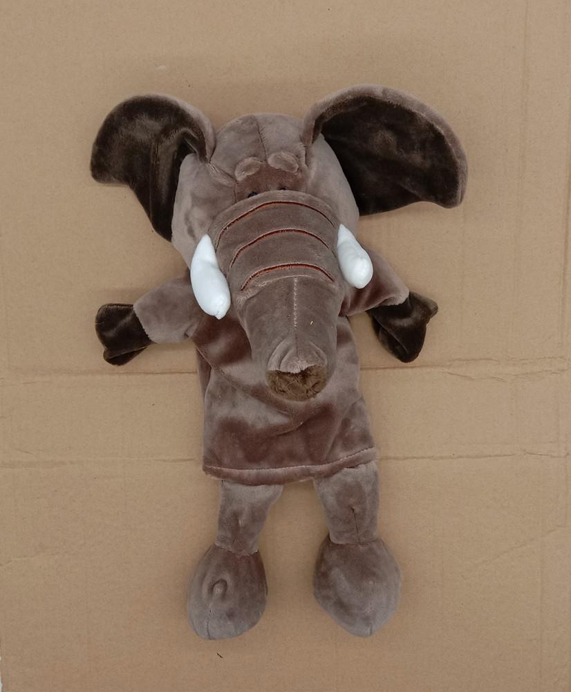 35Cm Cartoon Animal Hand Puppet Parent-Child Game Doll Lion Elephant Pig Appease Toys Birthday Gifts For Children