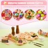 Bamboo Serving Tray Bone or Claw Shaped Charcuterie Board Snack