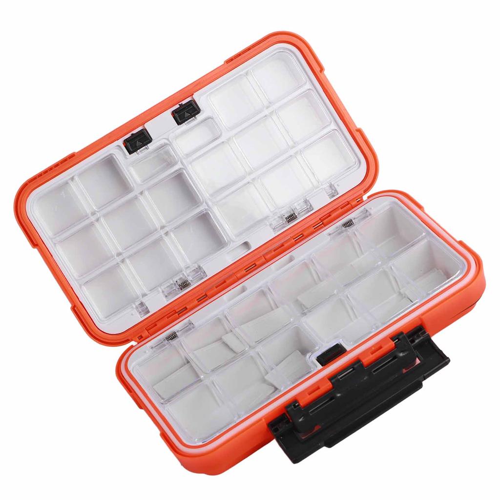 ABS Waterproof Fishing Tackle Box Bait Lure Hooks Storage Case Organizer Container AccessoryL Yellow