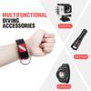 2Pcs Scubas Diving Wrist Strap Adjustable Wrist Strap with Rings Scubas Diving Wristband for Scubas Diver and Snorkelers