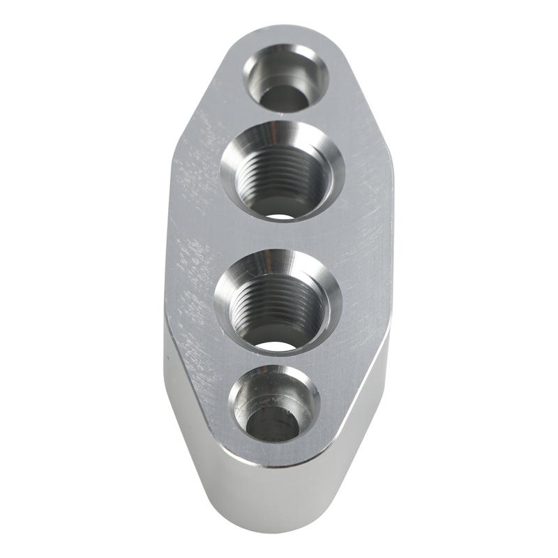 Artudatech Oil Cooler Adapter 6AN ORB Oring In/Out Port Plate LS1 LSX LS3 LS LS2 LS3 551600 Car Accessories