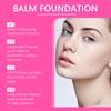 2pcs Lightweight  Smooth Foundation Moisturizer + Eyebrow Pencil Makeup Set Natural and Long-Lasting Color