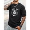 Tidy fun Shih Tzu printed white T loose and comfortable street wind short sleeves for men and women.