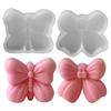 Bows Shaped Candle Molds Casting Molds Lovely Bowknot Silicone Mould Ornament Molds Plasters Molds Epoxy Resin Molds
