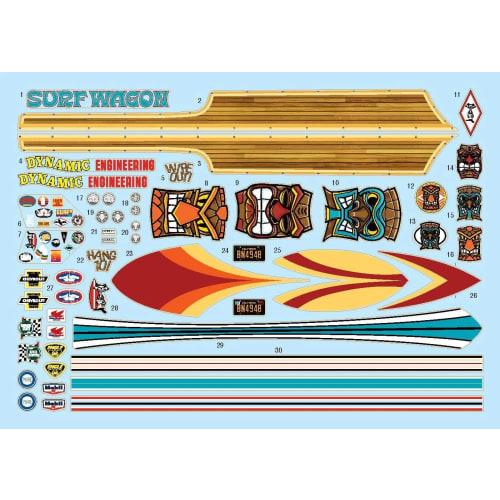 AMT 1/25 Scale 1965 Chevy Chevelle Surf Wagon Plastic Model Kit (AMT1131)