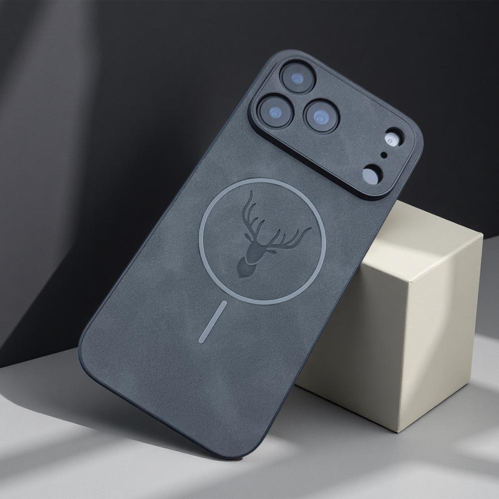 Luxury Leather Case For iPhone 17 16 15 14 13 12 11 Pro Max 17Pro 16Pro iPhone17 iPhone16 ProMax Magsafe Mag Safe Charge Cover