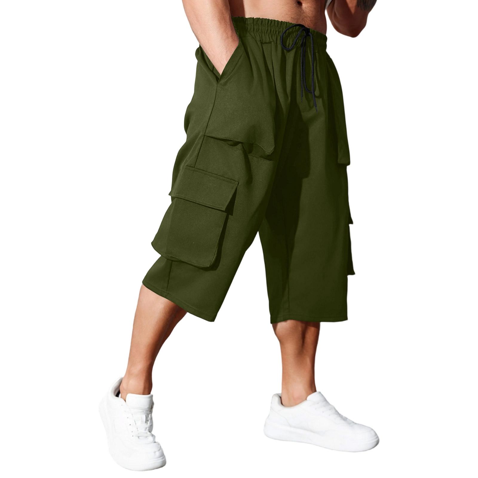 

Men s Lightweight, Breathable, Loose-fitting Shorts - Men s Stretch-waist, Large-sized, Sporty And Casual Shorts XXL