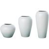 Modern Minimalist Ceramic Vase for Flower Arrangement - Decorative Pottery Jar for Living Room and Entry Table