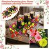 Simulated Morning Flower Candlesticks For Dining Tables And Fireplaces - Spring/Summer Decorative Items