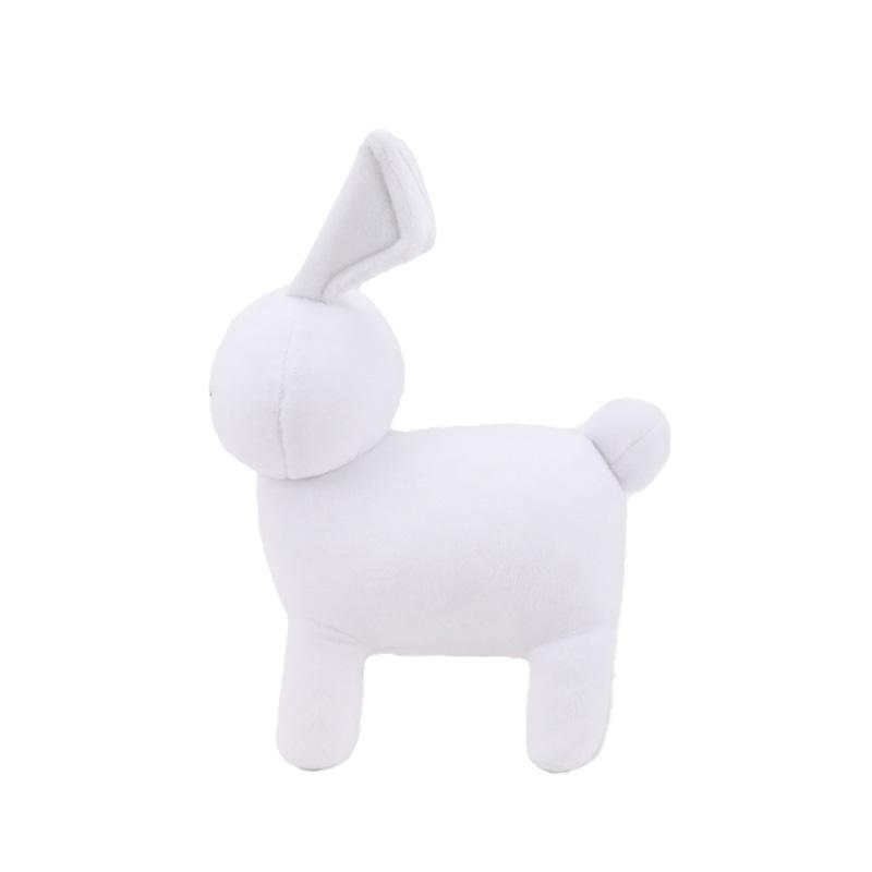 Bambole di Peluche Gubby Abbandonati Giocattolo di Peluche Coniglio Bianco Compagno di Giochi Cartoni Animati Animali di Peluche Decorazione Stanza Compleanno Regali per Bambini