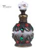 Kompakte Parfümflasche 15ML Vintage Luxus Nachfüllbare Flasche, Ätherisches Öl & Duft Glasspender Dubai Arabischer Stil Leerer Behälter für Reisen