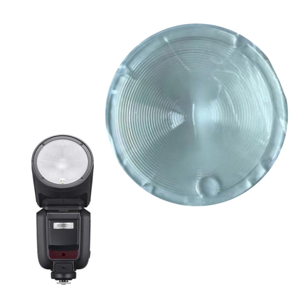 Lightweight Flash Light Diffuser Scratch Resistant Front Head Glass Fresnel Panel Acrylic for V1/V1C Flash Light