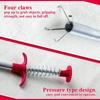 GOLD DEER Flexible Grabber Claw Pickup Reacher Tool Flexible Grabber Claw Pickup Reacher Tool Drain Clog Removal Tool Pickup Tool Pipe Cleaner Toilet