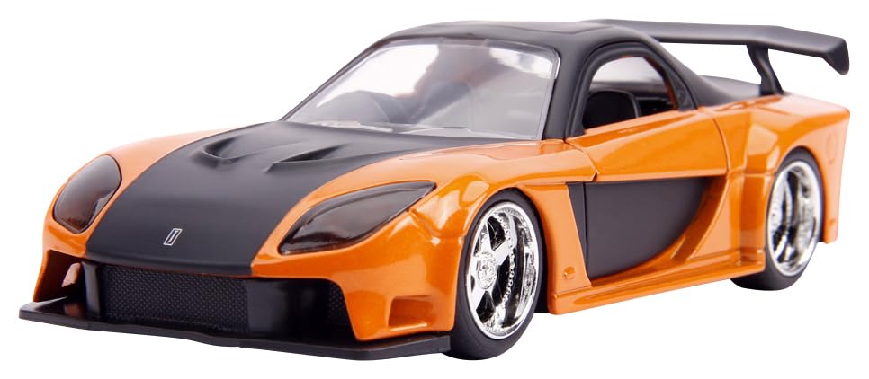

Kyosho Jada Toys Fast Furious Series Mazda Orange Finished Model JADA30736 & 1/32 F&F RX-7 (Han)