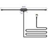 1 Set Fm F-Head Sheep Horn Antenna For Car Fm Tv Radio Station 75 Ohms F Female Head To Tv3.5 Mono Fm Radio Antenna