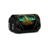 Tree of Life Pattern Double Flip Fabric Pen Case Boy/Girls Best Gift 3D Pencil Pouch School Office Use Children