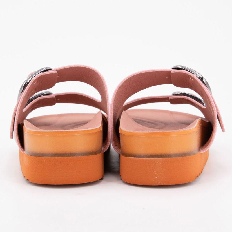 Mules compensées orange holographique vally Femme SCHOLL