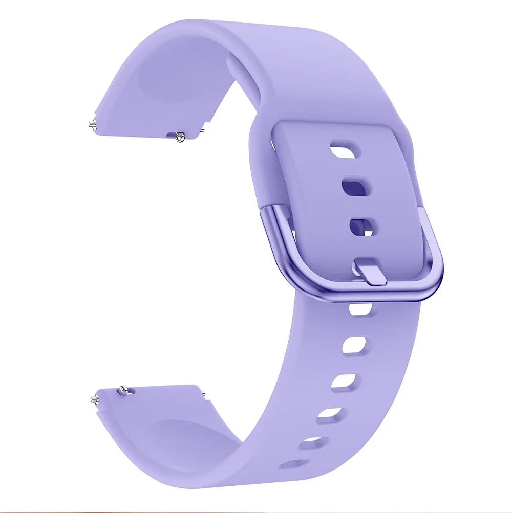 Suitable for Garmin Vivoactive 4S Venu 2S Replacement Band 18mm Replacement Silicone Wrist Strap Bracelet Band Soft and Durable