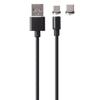 CYBER Magnetic Charging Cable Black 3m Switch PS4 (for SWITCH/PS4) -