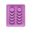 6 Pairs 3D Faux Mink False Eyelashes Black Band Eye Lashes Handmade Lashes  Eyelash Extension