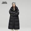 Xuezhongfei Women's Mid-Length Hooded Down Jacket
