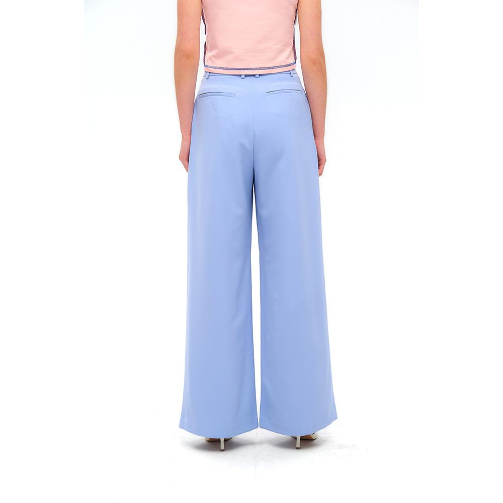 Hatu Wided Fit Trousers Sky Blue